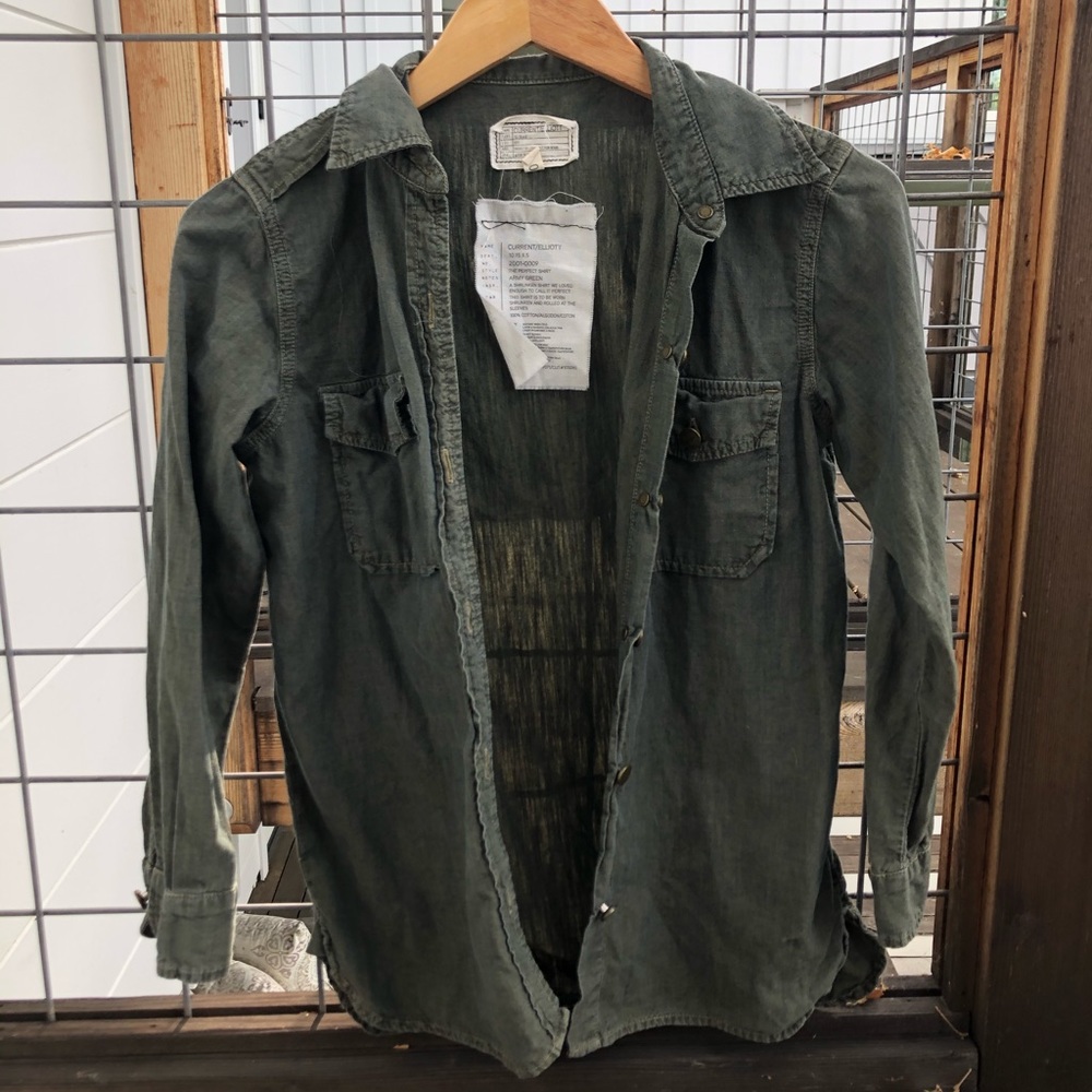 Current Elliot open button down shirt